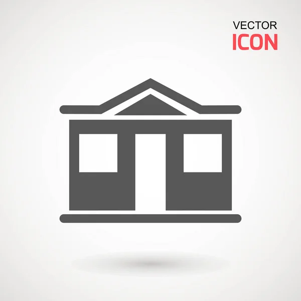 Casa Icono Vector Símbolo Plano Simple Pictograma Ilustración — Vector de stock