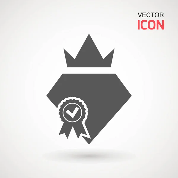 Icono Anillos Boda Sobre Fondo Blanco Anillo Diamante Vectorial Ilustración — Vector de stock