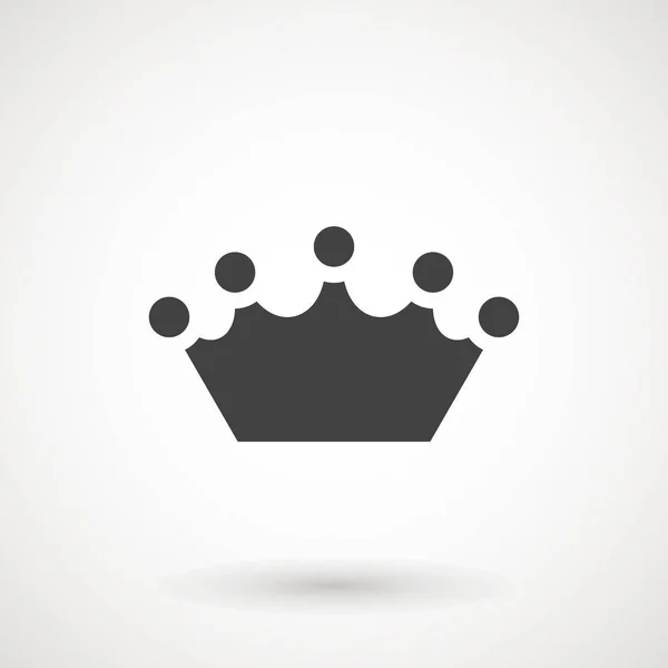 Crown Icon Trendy Flat Style Isolated Grey Background Crown Symbol — Stock Vector