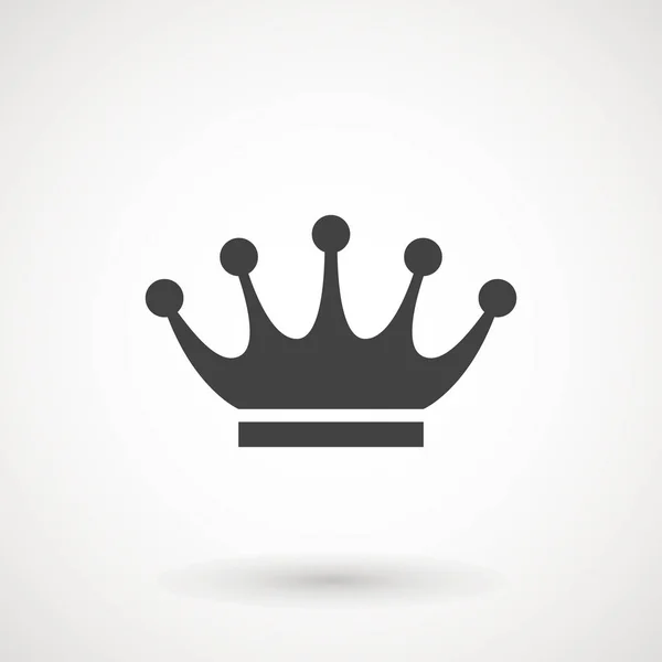 白い背景に分離されたトレンディなフラット スタイルの王冠アイコン あなたの Web サイトのデザイン アプリ の王冠のシンボル ベクトル図 Eps10 — ストックベクタ