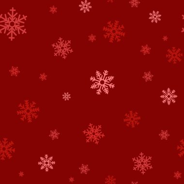 Snowflake seamless pattern. Snow on white background. Abstract wallpaper, wrapping decoration. Symbol winter, Merry Christmas holiday, Happy New Year celebration Vector illustration clipart