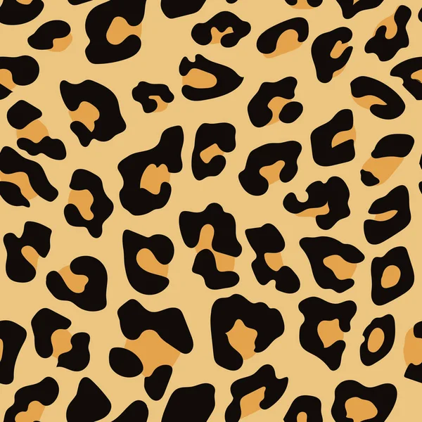 Bezešvé leopardí vzory. Zvířecí. Pozadí vektoru. — Stockový vektor