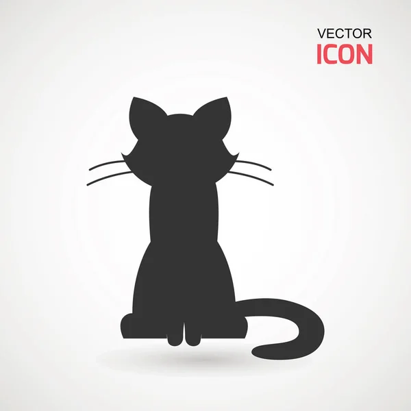 Fashion head cat icon, flat style 14580343 Vector Art at Vecteezy