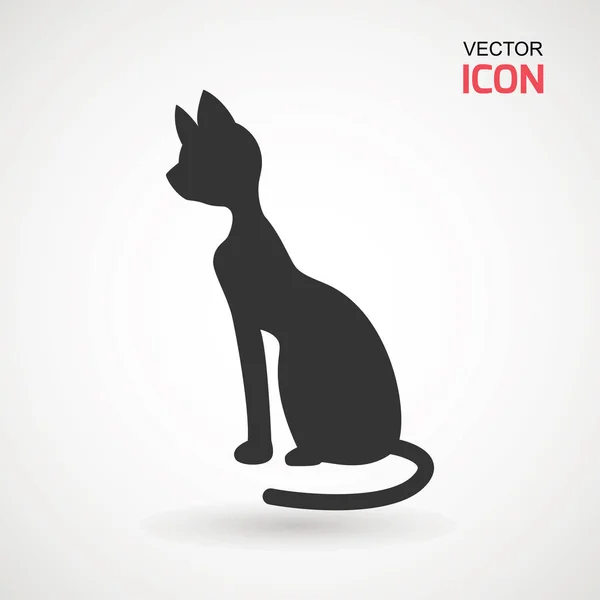 Fashion head cat icon, flat style 14580343 Vector Art at Vecteezy