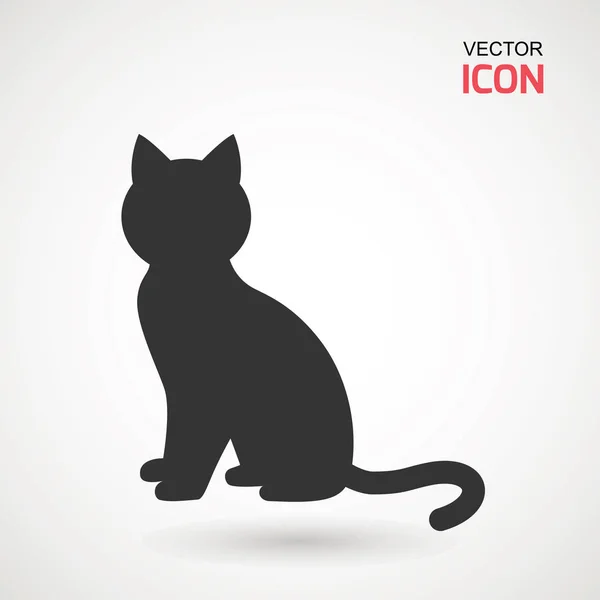 Fashion head cat icon, flat style 14580343 Vector Art at Vecteezy