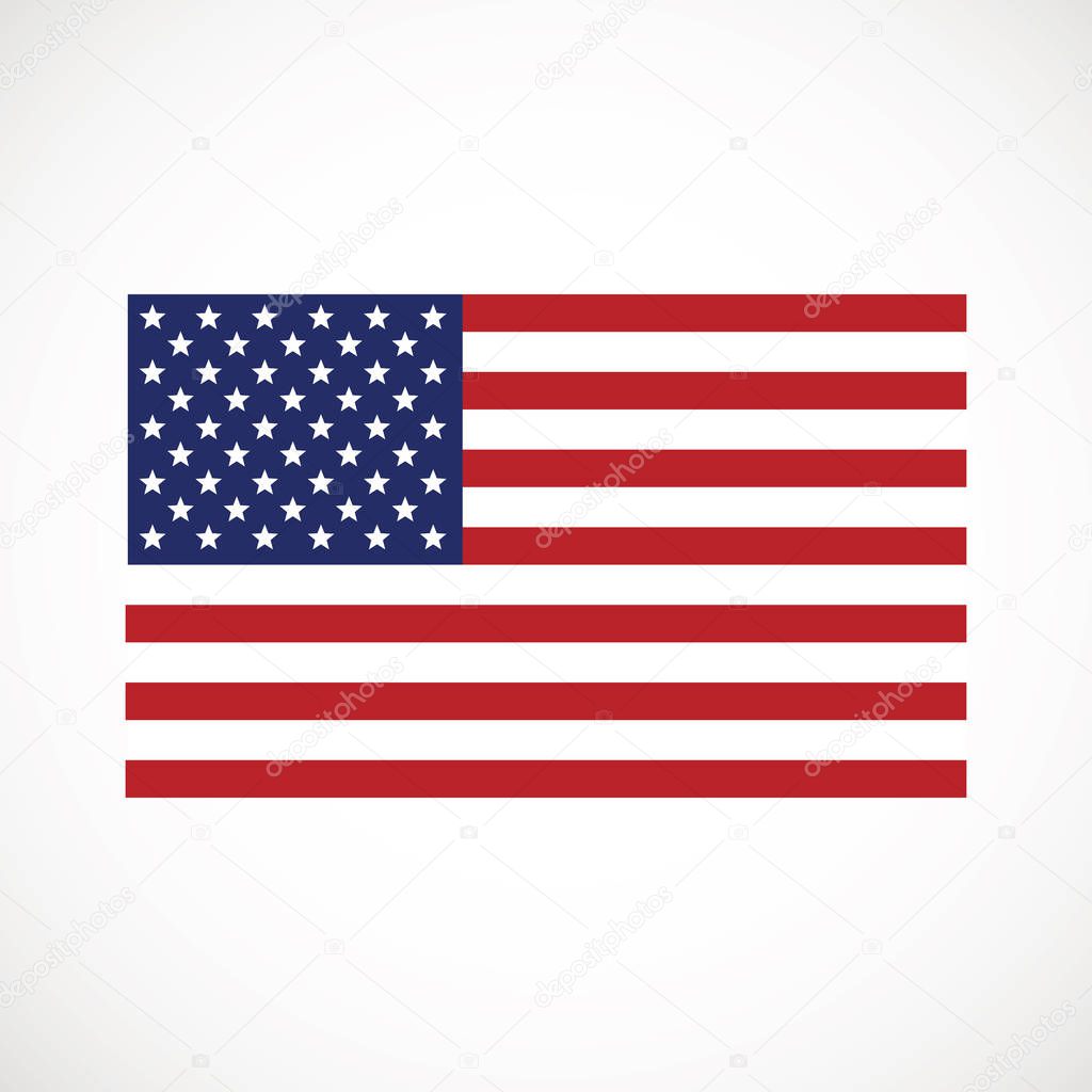 Icono de vector de bandera americana. La bandera de los Estados Unidos de  América Vector de stock por ©aygunaliyeva 222058310, image size:1024x1024