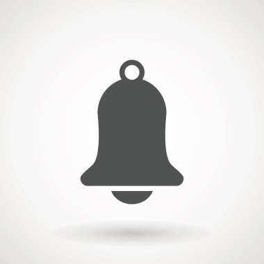 Bildirim simge vektör, malzeme tasarım, sosyal medya elemanı, Kullanıcı arabirimi işareti, Eps, UI, resim, illüstrasyon. Yeni mesaj. Bell kutsal kişilerin resmi ile farklı durum. -Vektör