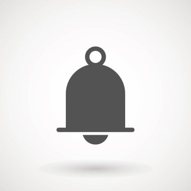 Bildirim simge vektör, malzeme tasarım, sosyal medya elemanı, Kullanıcı arabirimi işareti, Eps, UI, resim, illüstrasyon. Yeni mesaj. Bell kutsal kişilerin resmi ile farklı durum. -Vektör