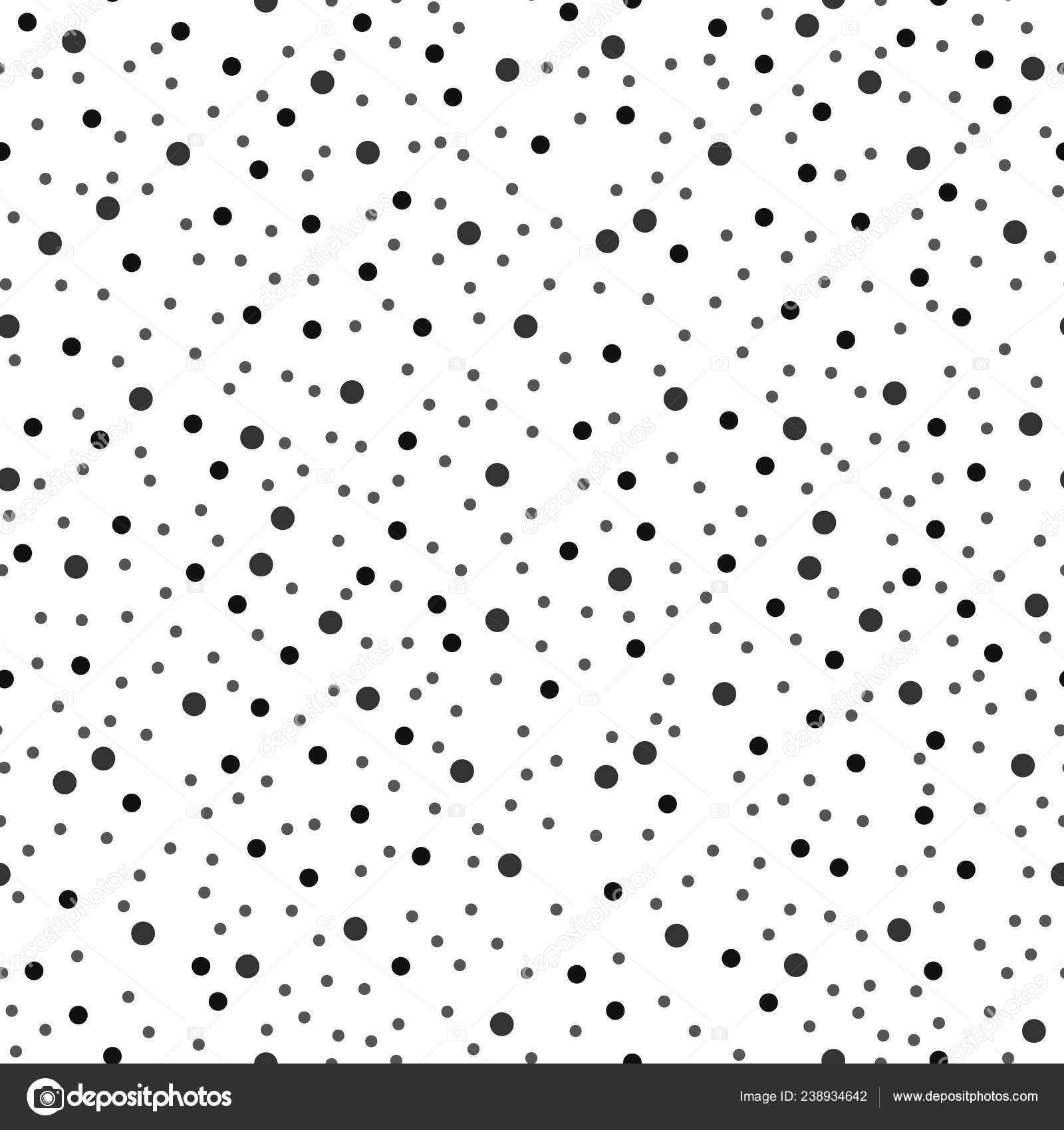 Polka Dot Monochrome Seamless Pattern Dotted Background Spots Vector  Illustration Stock Vector Image by ©aygunaliyeva #238934642