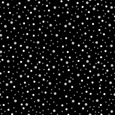 Polka dot tek renkli Seamless modeli. Noktalı arka plan - noktalar vektör çizim