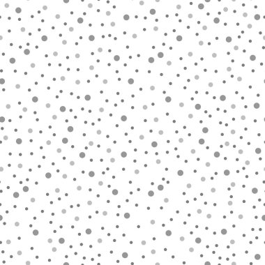 Polka dot tek renkli Seamless modeli. Noktalı arka plan - noktalar vektör çizim