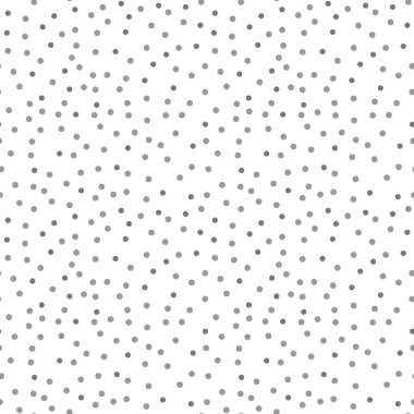 Polka dot tek renkli Seamless modeli. Noktalı arka plan - noktalar vektör çizim