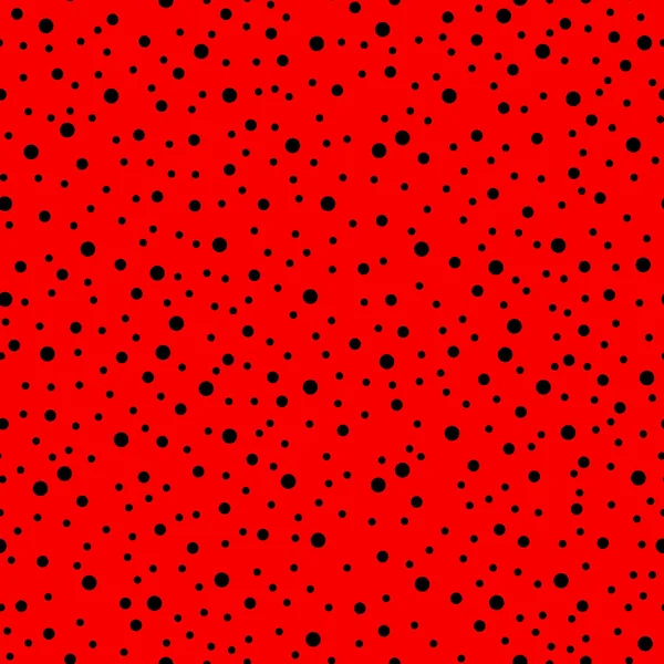 Modèle Coccinelle Polka Dot Vecteur Sans Couture Sans Couture Avec — Image vectorielle