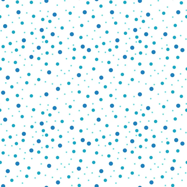 Beyaz arka plan deseni mavi noktalar. Soyut geometrik modern arka plan. Vektör çizim. Art deco tarzında. Daire seamless modeli - vektör çizim