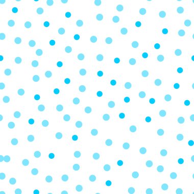 Beyaz arka plan deseni mavi noktalar. Soyut geometrik modern arka plan. Vektör çizim. Art deco tarzında. Daire seamless modeli - vektör çizim