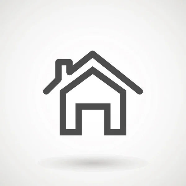Haus. Lineares Symbol. Home-Symbol im trendigen flachen Stil isoliert auf dem Hintergrund, Seitensymbol für Ihre Website-Design Home-Symbol-Logo, App, ui. — Stockvektor