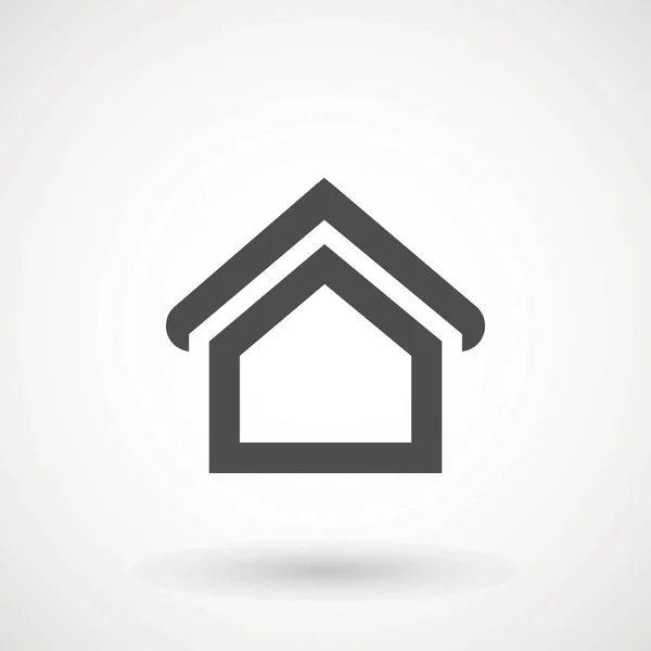 Хаус. Икона Божия. иконка дома в модном плоском стиле изолированы на заднем плане, символ страницы для вашего сайта дизайн логотип иконки дома, приложение, пользовательский интерфейс . — стоковый вектор