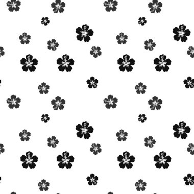 Tropikal ebegümeci Plumeria çiçek bitki egzotik vektör plaj duvar kağıdı Dikişsiz desen tekstil baskı. Hawaii tarzında botanik Illustration. Orman yaprakları