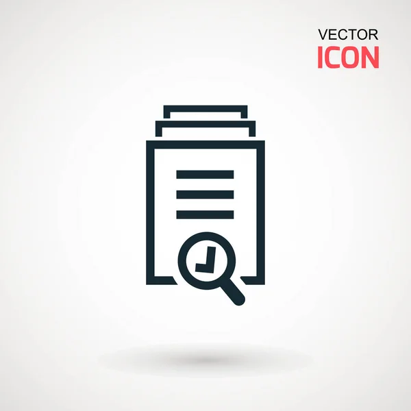 Icono de lista de verificación. Icono lineal de declaraciones. Ilustración plana del portapapeles con lista de verificación . — Archivo Imágenes Vectoriales