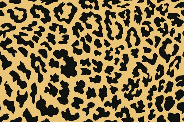 Padrão sem costura de leopardo. Impressão animal. Fundo vetorial. —  Vetores de Stock