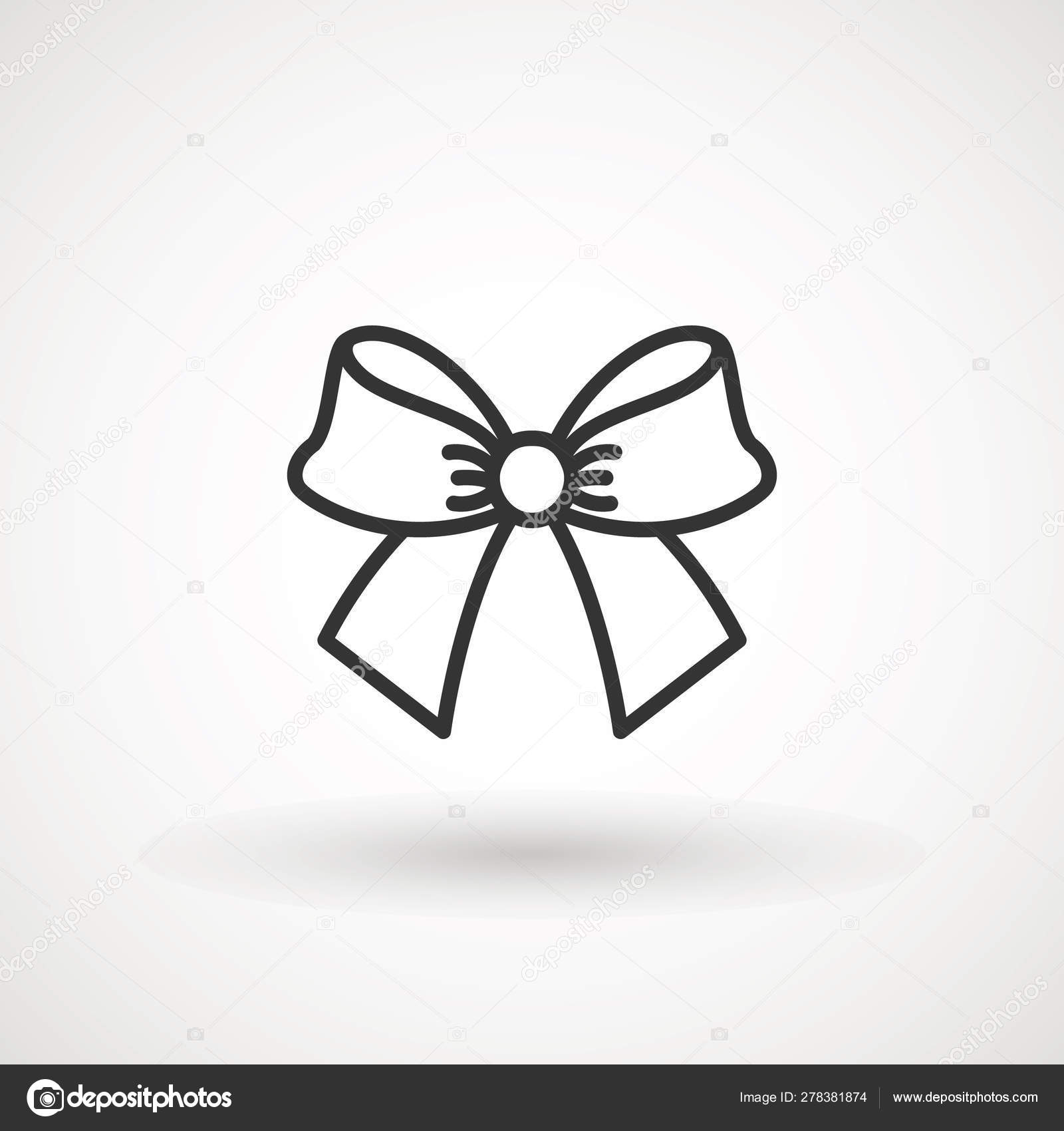 pix Silhouette Gift Ribbon Vector ribbon bow vector icon black gift bow silhouette template design for surprise celebration event presents birthday christmas vector image by c aygunaliyeva vector stock 278381874