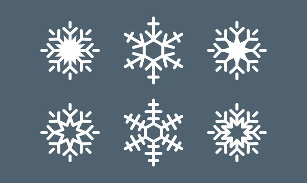 Icône vectorielle flocon de neige sur fond gris. neige nouvelle année icône logo symbole modèle . — Image vectorielle