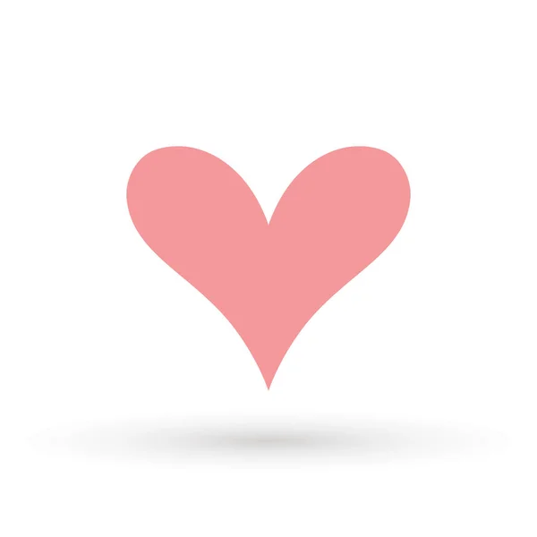 Heart Icon Vector. Valentine heart Icon Drawing. — Stock Vector