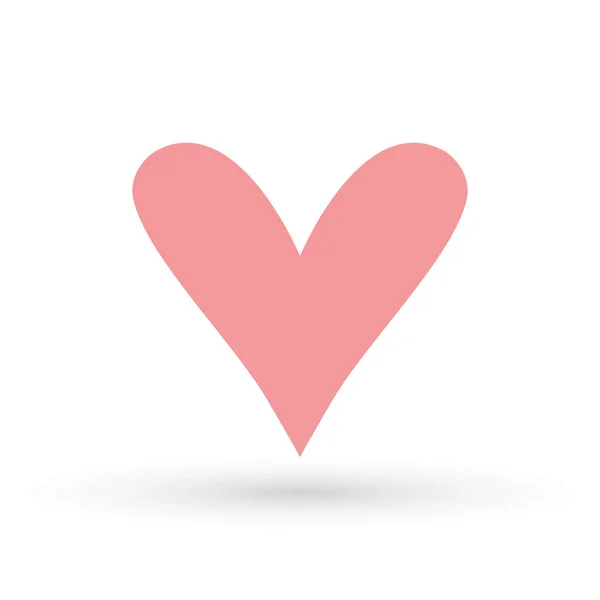 Heart Icon Vector. Valentine heart Icon Drawing. — Stock Vector