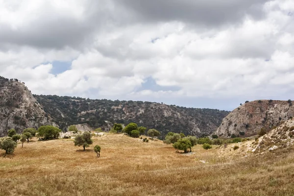 Valle de las tierras altas de Chipre — Foto de Stock