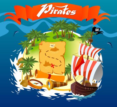 Korsanlar, Define Adası, korsan Körfezi