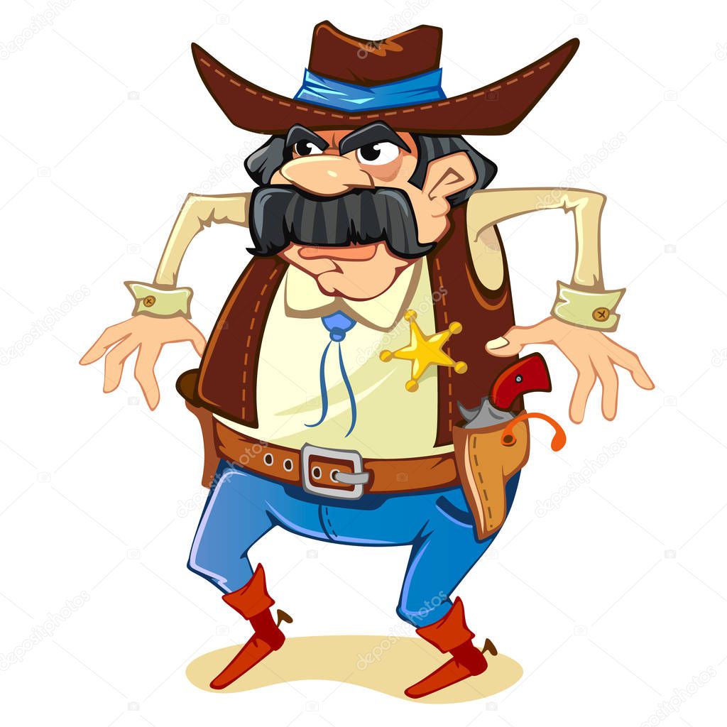 Sheriff of the wild west, sheriff, cowboy