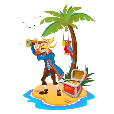 Adada bir teleskop ile Pitat