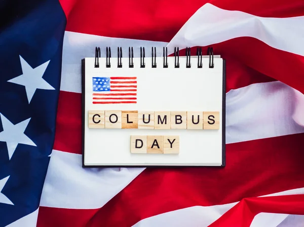 Güzel tebrik kartı Columbus günü. Tatil için hazırlık