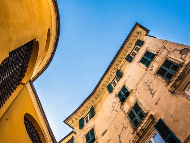 Güzel evler, sokaklar ve Cenova, İtalya'nın muhteşem şehrin konumlar. Seyahat ve tatil kavramı