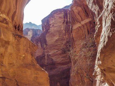 Petra antik kentinin manzaraları