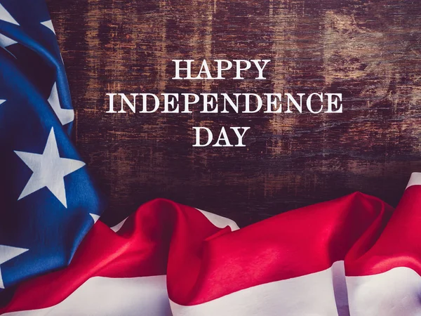 Happy Independence Day Beautiful Greeting Card Close View National Holiday — Stock Photo, Image