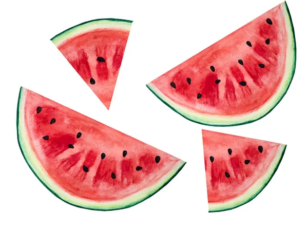 Boyanmış meyve resminin olduğu parlak bir resim. Yakın çekim, yukarıdan görüş, insan yok. Suluboya boya. Lezzetli ve sağlıklı yemek kavramı