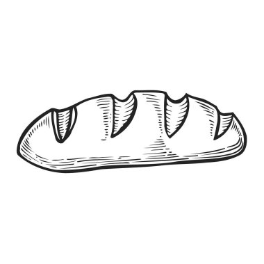 Dijital vektör hat sanat altın örgülü somun ekmek, cut, buğday elle çizilmiş şekil kümesi dilimlenir ayrıntılı. İnce sanatsal anahat. Vintage mürekkep düz, değirmen doodle skeçler kazınmış. İzole