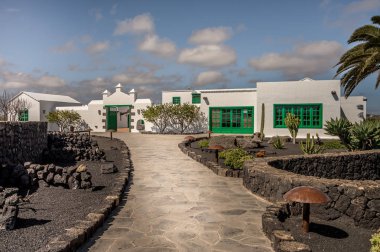 Cesar Manrique tarafından tasarım projeleri. Lanzarote Adası Kanarya Adaları 18 Şubat 2018