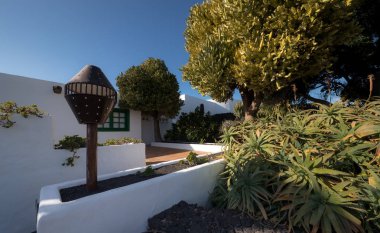 Cesar Manrique House-Müzesi. Lanzarote Adası Kanarya Adaları 18 Şubat 2018