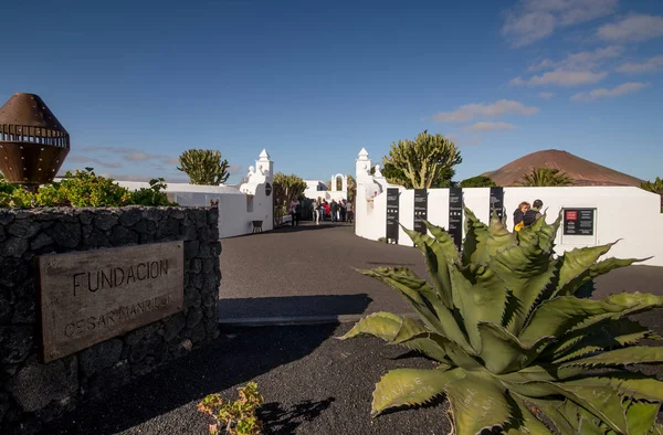 Cesar Manrique House-Müzesi. Lanzarote Adası Kanarya Adaları 18 Şubat 2018