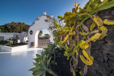 Cesar Manrique House-Müzesi. Lanzarote Adası Kanarya Adaları 18 Şubat 2018