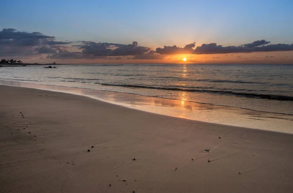 Soluppgång Den Lanzarcanary Öar Februari 2018 Ote — Stockfoto