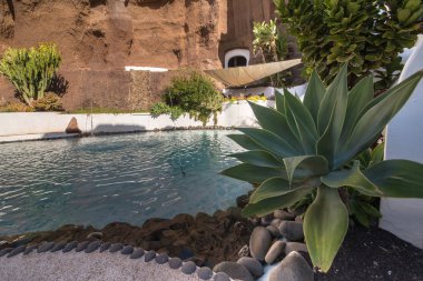 Lagomar Müzesi. Lanzarote Adası Kanarya Adaları 19 Şubat 2018