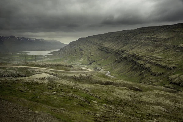 Природи Ландшафту Півночі Ісландії Липень 2016 — стокове фото