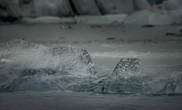 Glaciale Lagune Van Jokulsarlon Ijsland Juli 2016 — Stockfoto