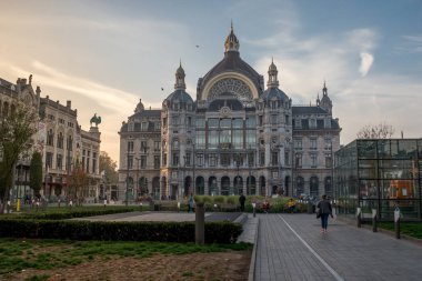 Antwerp Merkez Tren Garı. Belçika 14 Ekim 2018