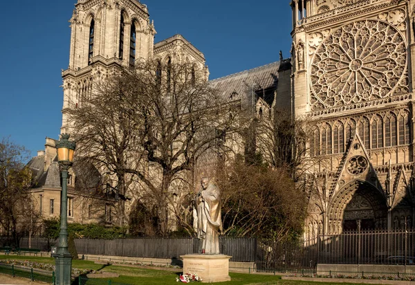 Cattedrale Notre Dame Francia Dicembre 2018 — Foto Stock