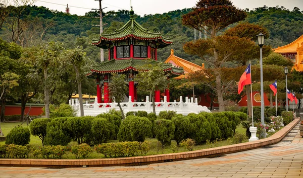 Memorial Aos Soldados Caídos Taipei Taiwan Março 2019 Mudança Guarda — Fotografia de Stock