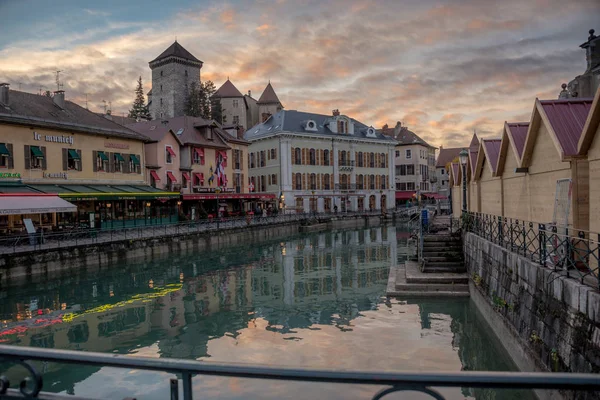 Annecy Resort Town Frankrijk December 2018 — Stockfoto